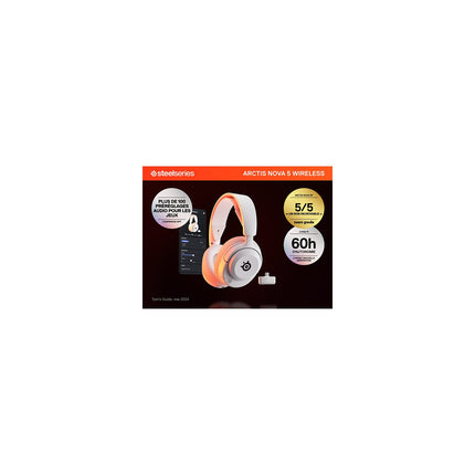 Casque gamer STEELSERIES Arctis Nova 5 Blanc