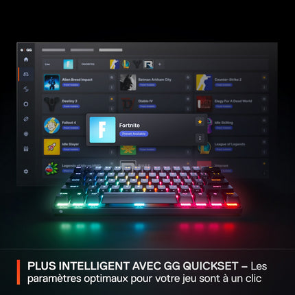 Clavier gamer STEELSERIES Apex Pro Mini Gen 3 FR