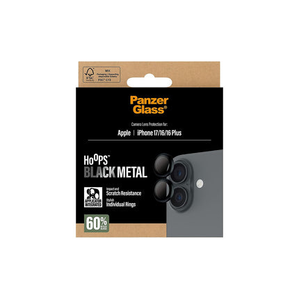 Protège objectif PANZERGLASS iPhone 17 / 16/ 16 Plus protège obejctif