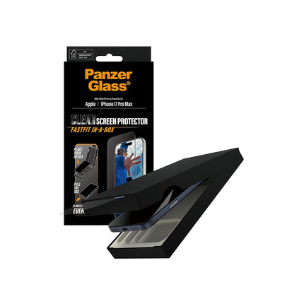 Protège écran PANZERGLASS iPhone 17 Pro Max verre Pose facile
