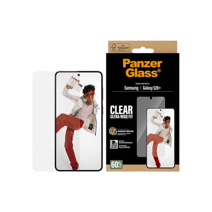 Protège écran PANZERGLASS Samsung Galaxy S26 Plus verre trempé