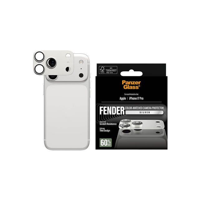 Protège objectif PANZERGLASS iPhone 17 Pro protège objectif Silver