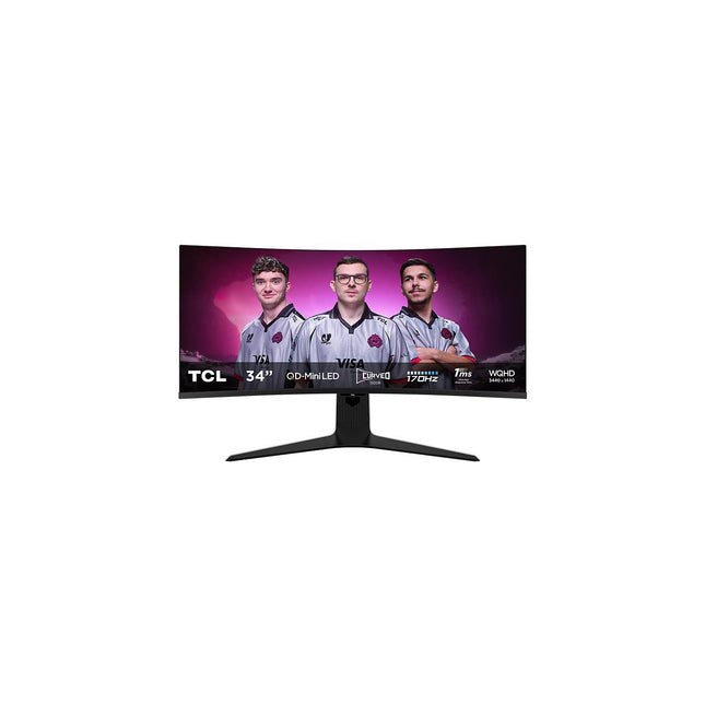 Ecran PC Gamer TCL 34R83Q 34" Incurvé WQHD 170Hz VA MiniLED HDR 1400 HDMI 2.1 AMD FreeSync