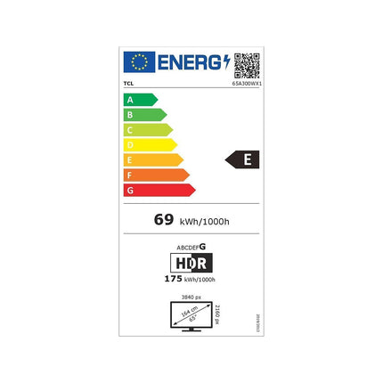 TV QLED TCL NXTVISION 55A300W-55 pouces (139cm)