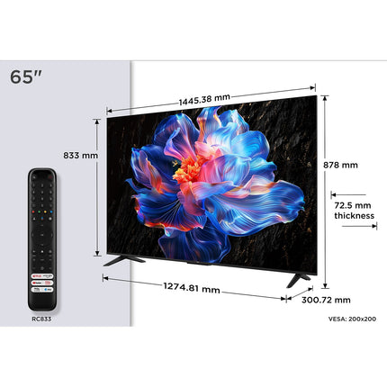 TV LED TCL 55P69K 2025-55 pouces (139cm)