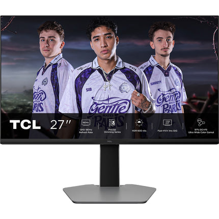 Ecran PC Gamer TCL 27G64 27" QHD 180Hz VA MiniLED HDR 600 HDMI 2.1