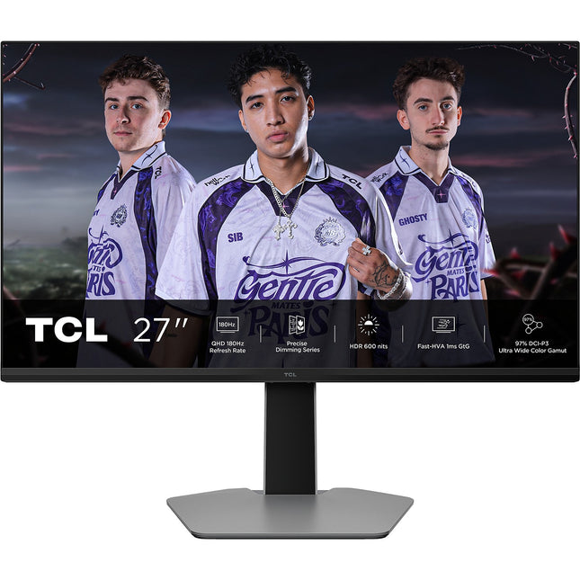Ecran PC Gamer TCL 27G64 27" QHD 180Hz VA MiniLED HDR 600 HDMI 2.1