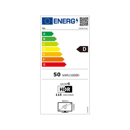 TV Mini LED TCL 55A400 PRO 2026 - 55 pouces (139 cm)