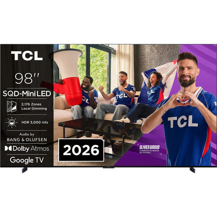 TV Mini LED TCL SQD 98C79L 2026 - 98 pouces ( 248 cm )