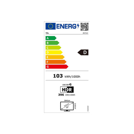 TV Mini LED TCL SQD 85C79L 2026 - 85 pouces ( 215 cm )