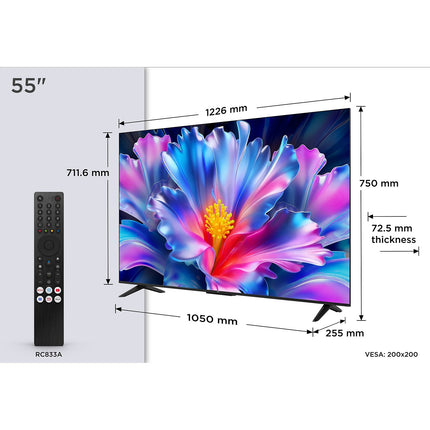 TV LED TCL 55P6L 2026 (140 cm )