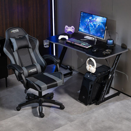 Bureau gamer AMS GAMING GAMERDESK-120Z-GREY