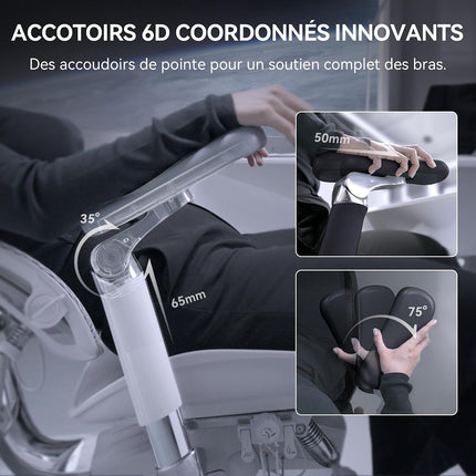Fauteuil ergonomique SIHOO S300 chaise ergonomique ergo blanc
