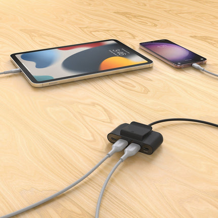 Hub BELKIN 4 en 1 USB-C noir