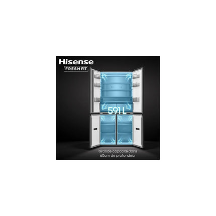 Réfrigérateur multi portes HISENSE RQ768N4GBE freshfit