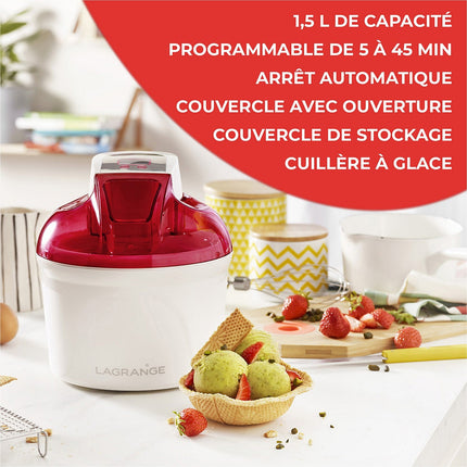 Sorbetière LAGRANGE 409005 cerise