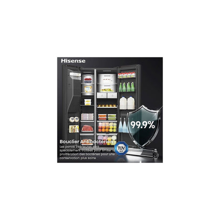 Réfrigérateur Américain HISENSE RS9P628GPFE smart screen