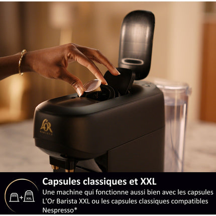 Cafetière à dosette PHILIPS L'Or Barista Absolu LM9512/60 – Cafés chauds ou glacés
