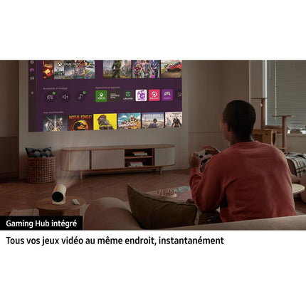 Mini vidéoprojecteur SAMSUNG The Freestyle LFF3 - Pack 6 mois CANAL+ inclus
