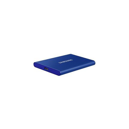 Disque dur SSD externe SAMSUNG Pack T7 bleu + housse