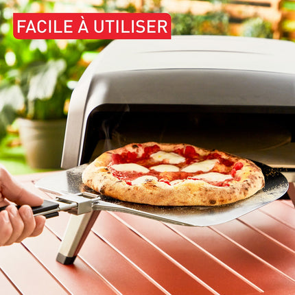 Four à pizza gaz TEFAL Pronto JM412010 pizza 30 cm préchauffage 15 min, jusqu'à 400°C