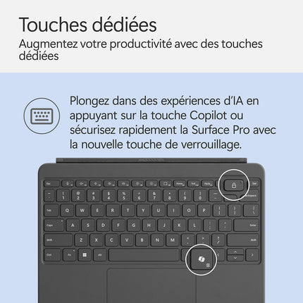 Clavier MICROSOFT Surface Pro 12'' Ardoise