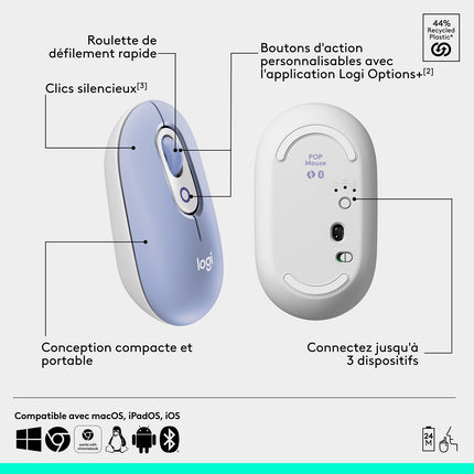 Souris sans fil LOGITECH POP Mouse