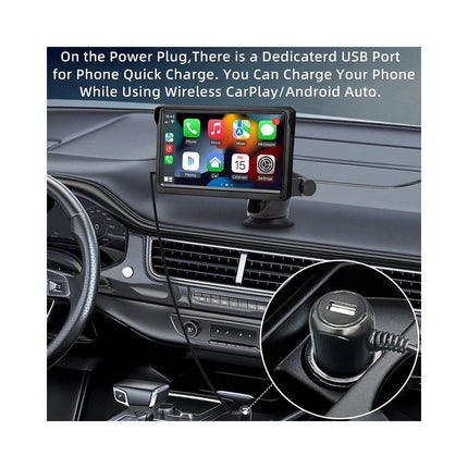 GPS AVIZAR Carplay 7" avec caméra de recul