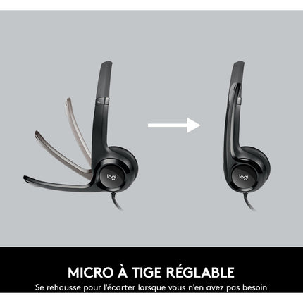 Micro-casque LOGITECH H390 avec Microphone Antibruit