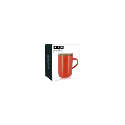 Théière OGO LIVING Tisanière Juliet paprika de grès 475 ml