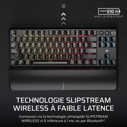 Clavier gamer sans fil CORSAIR K70 CORE TKL Wireless