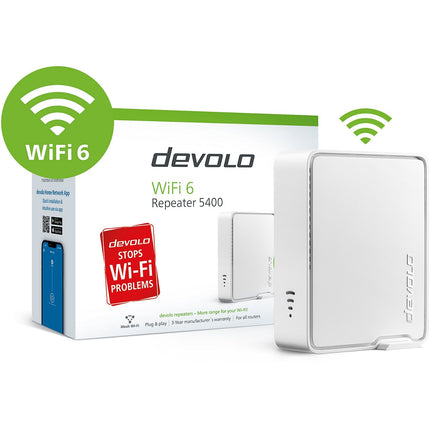 Répéteur Wifi DEVOLO Wi-Fi 6 Repeater 5400 + 2 ports ethernet