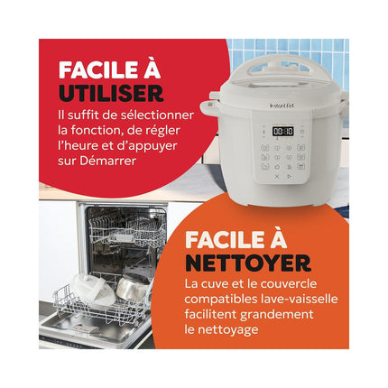 Multicuiseur INSTANT POT Classic 5,7L Sea Salt