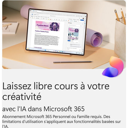 Logiciel de bureautique MICROSOFT M365 Personnel 2025 + McAfee+ Individual