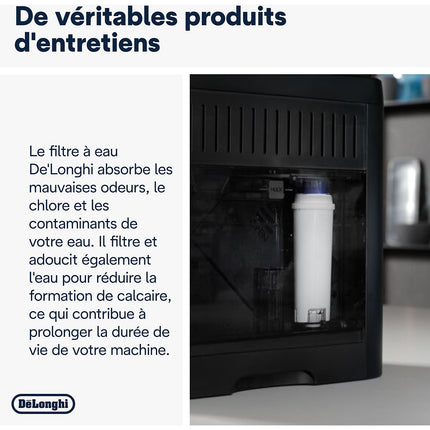 Filtre DELONGHI DLSC002, Cartouche Filtrante Anti-Calcaire pour Machines à Café