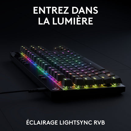 Clavier gamer LOGITECH G Pro X TKL Rapid Noir