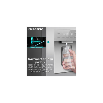 Réfrigérateur multi portes HISENSE RQ640P5SSD