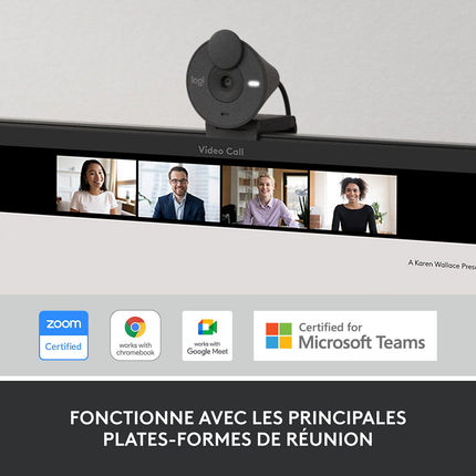 Webcam LOGITECH Brio 300 Full HD avec micro