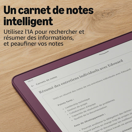 Bloc-notes numérique AMAZON Kindle Scribe Colorsoft 64go 2026 figue
