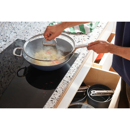 Wok JOSEPH JOSEPH Space 32 cm avec couvercle