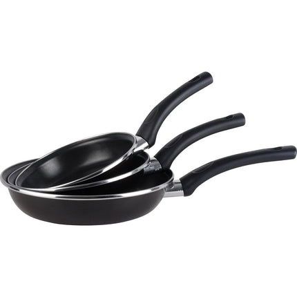 Batterie de cuisine MAGEFESA Kenia 7 pièces, Jeu 3 poêles,Induction