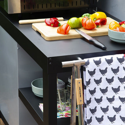 Desserte COOK'IN GARDEN Desserte noire NOVA pour plancha