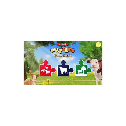 Jeu Switch JUST FOR GAMES Schleich Puzzle Farmworld