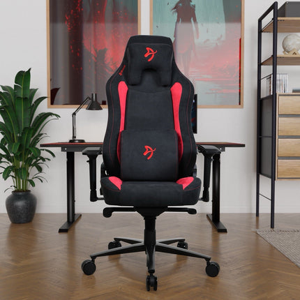 Chaise gaming AROZZI Vernazza SuperSoft Noir / Rouge