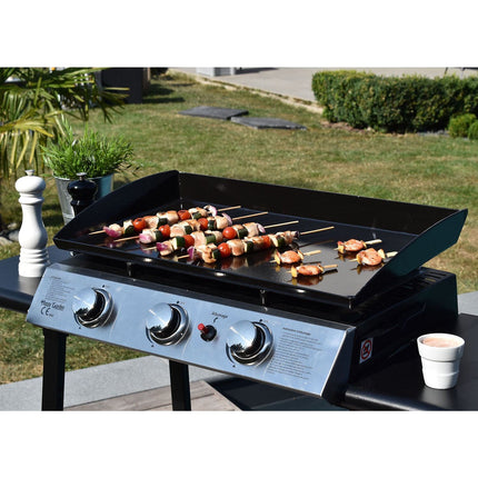 Plancha gaz HAPPY GARDEN Plancha au gaz SÉVILLE - 3 brûleurs 7,5k
