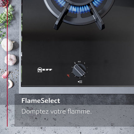 Plaque gaz NEFF T27PIQ4S0, N70, FlameSelect