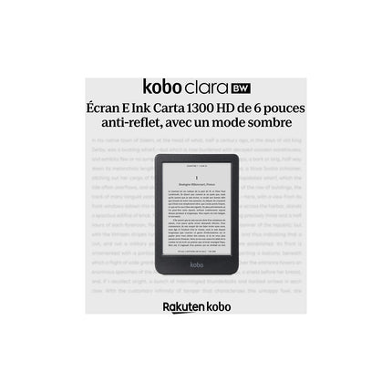 Liseuse eBook KOBO Clara BW