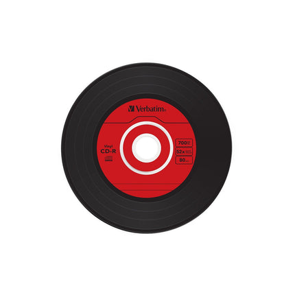 CD vierge VERBATIM CD-R Data Vinyl 700MB 10PK Slim 52x