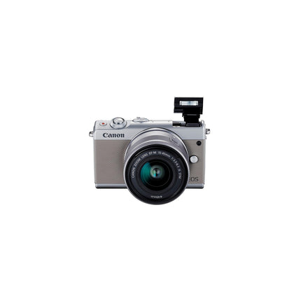 Appareil photo Hybride CANON EOS M100 Gris+15-45mm+Etui+SD 16Go Reconditionné