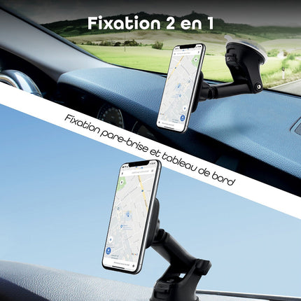 Support smartphone TNB Voiture telescopique magnetique